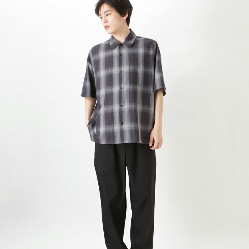 MOSSIMO オンブレチェック半袖シャツ メンズ商品画像-3