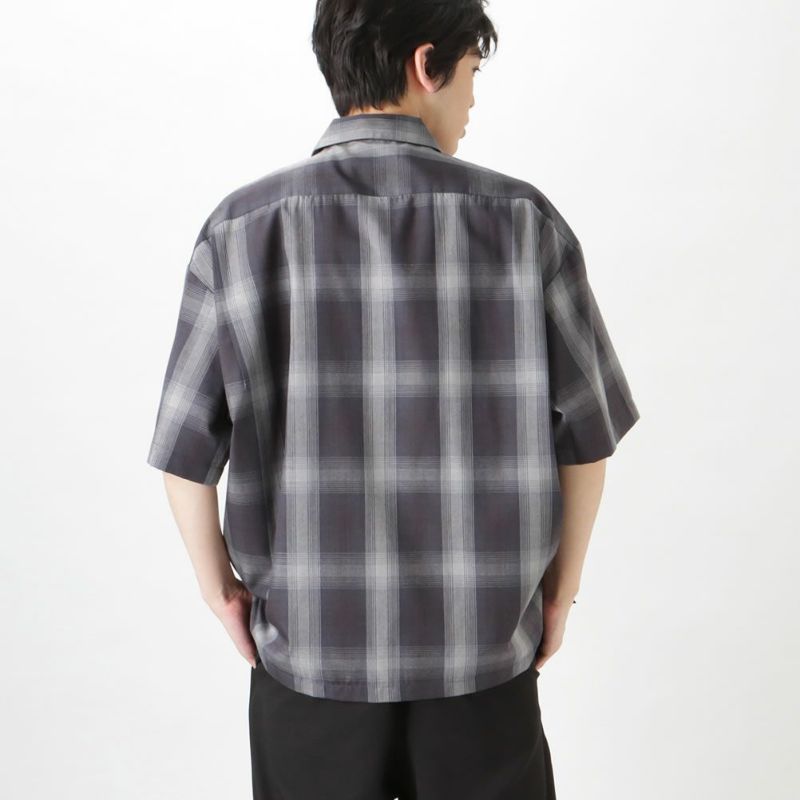 MOSSIMO オンブレチェック半袖シャツ メンズ商品画像-5