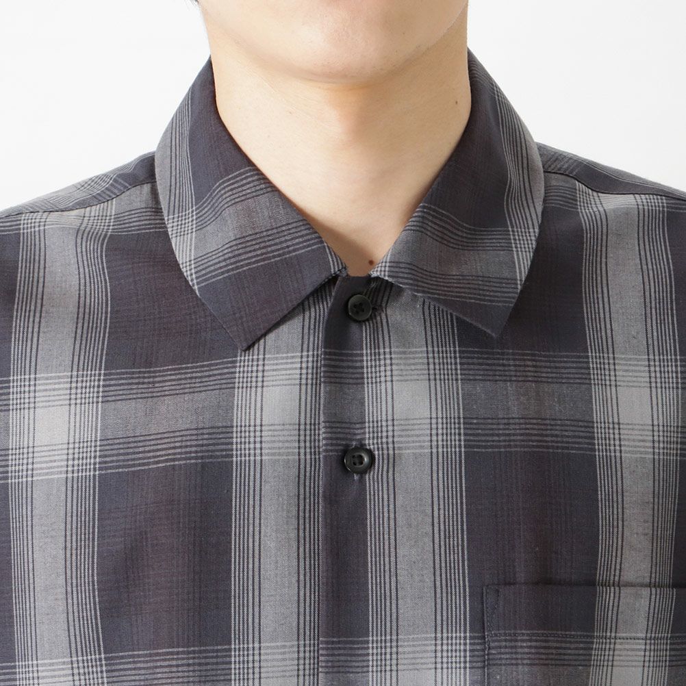 MOSSIMO オンブレチェック半袖シャツ メンズ商品サムネイル-7