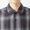 MOSSIMO オンブレチェック半袖シャツ メンズ商品サムネイル-7