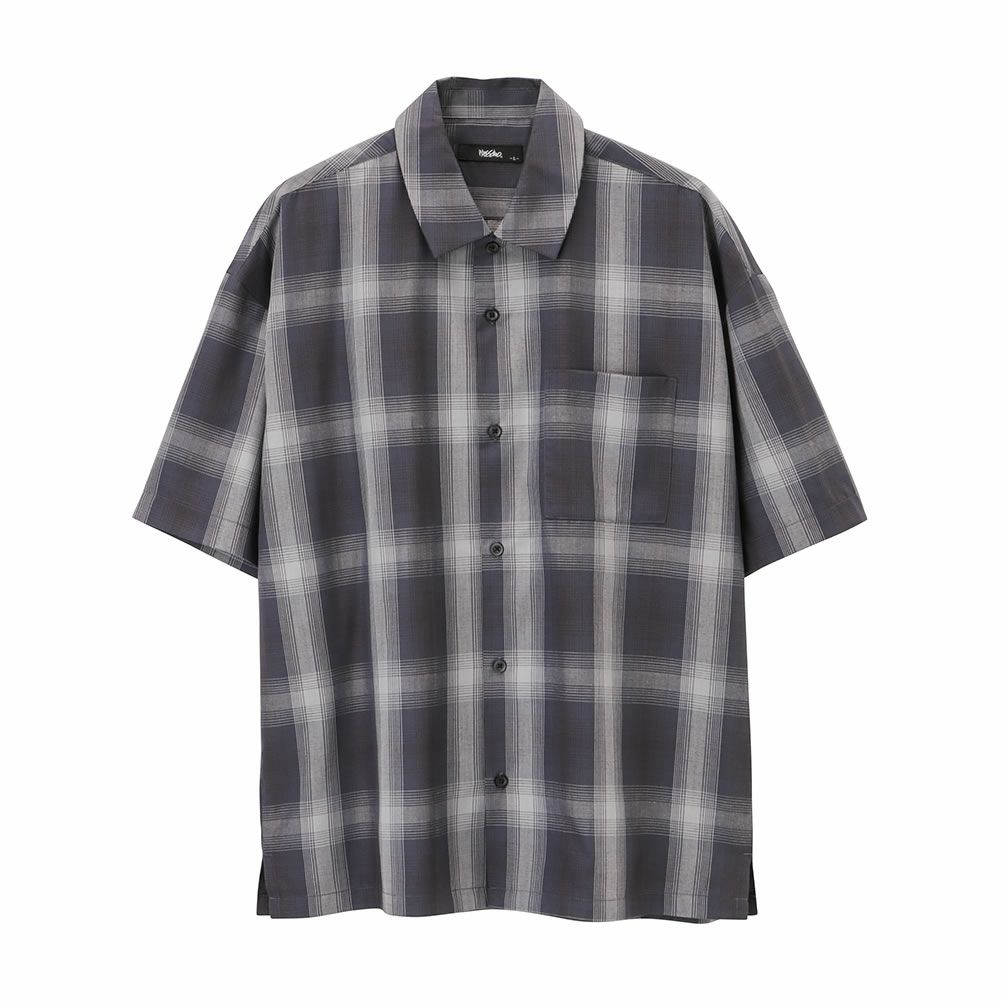 MOSSIMO オンブレチェック半袖シャツ メンズ商品サムネイル-11