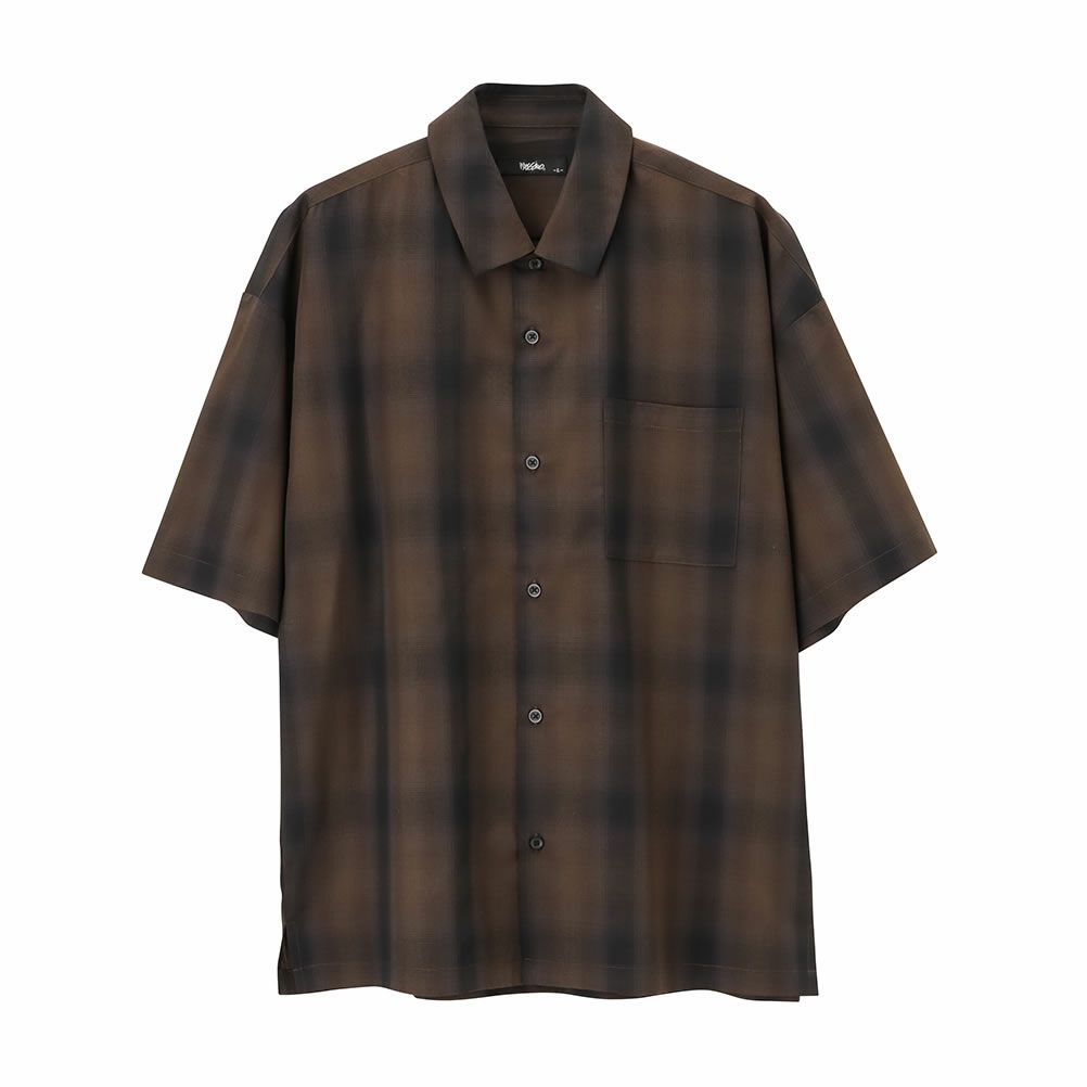 MOSSIMO オンブレチェック半袖シャツ メンズ商品サムネイル-12