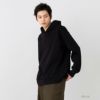 NAVY feel touch フーデットプルオーバーパーカー メンズ