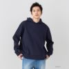 NAVY feel touch フーデットプルオーバーパーカー メンズ