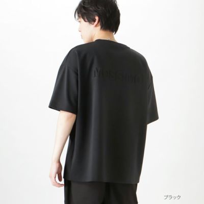 MOSSIMO ポンチ素材 バックフォトプリント半袖Tシャツ メンズ