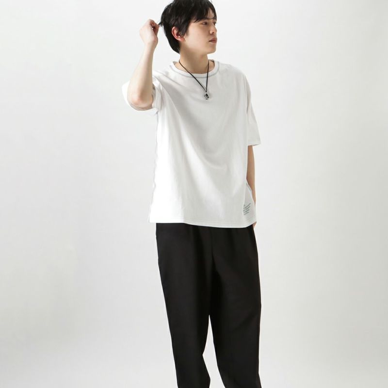 MOSSIMO カラーステッチ半袖Tシャツ メンズ