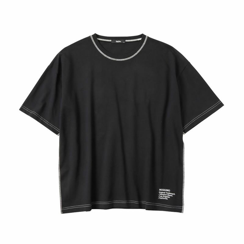 MOSSIMO カラーステッチ半袖Tシャツ メンズ