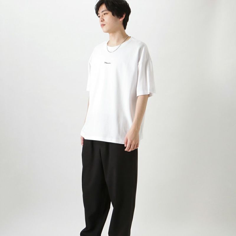 MOSSIMO ポンチ素材 バックフォトプリント半袖Tシャツ メンズ ネコポス 対応商品