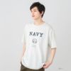 NAVY プリントTシャツ メンズ ネコポス 対応商品