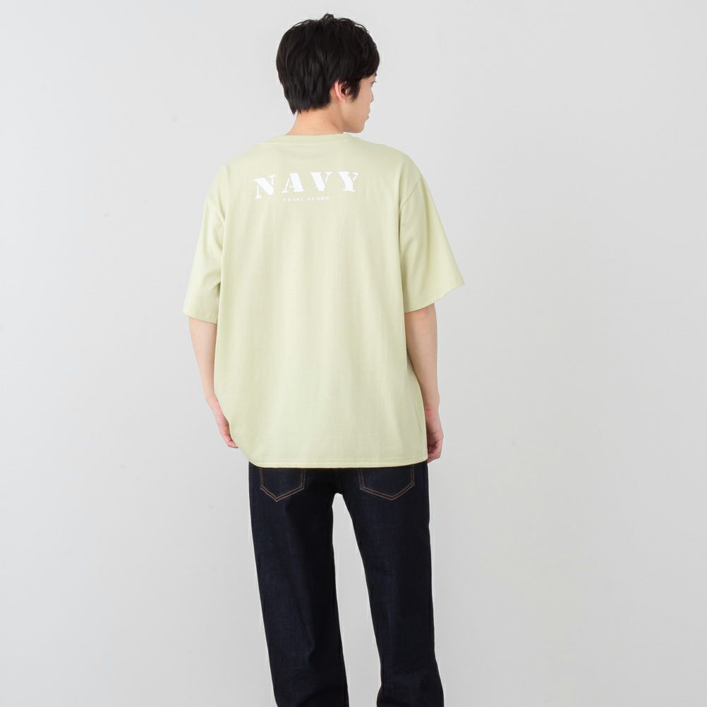 NAVY プリントTシャツ メンズ ネコポス 対応商品