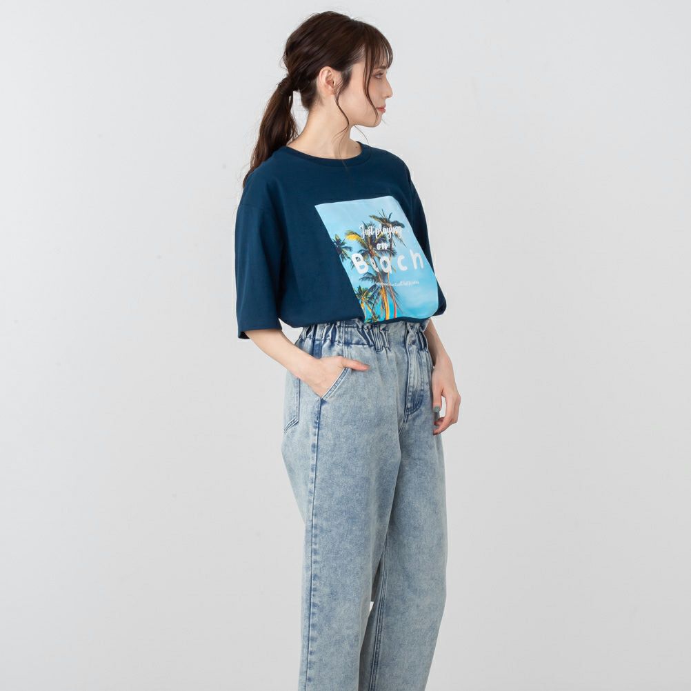 NAVY プリントTシャツ メンズ ネコポス 対応商品