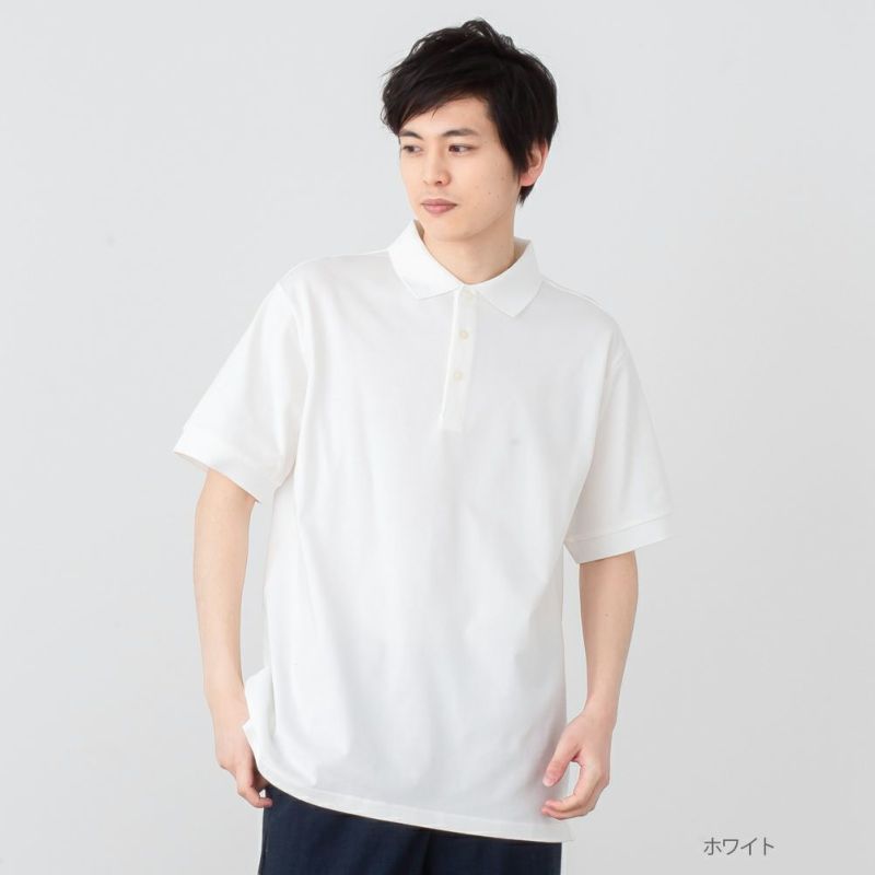 NAVY ドライカノコポロシャツ メンズ商品画像-1