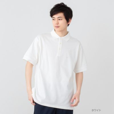 NAVY ドライカノコポロシャツ メンズ