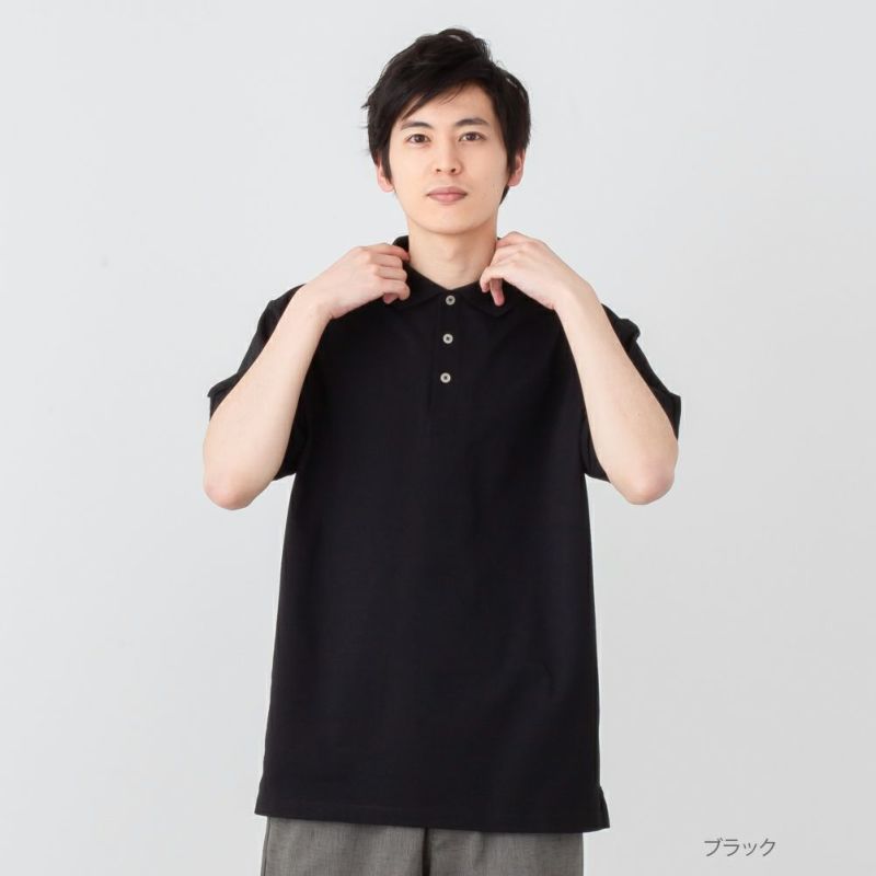 NAVY ドライカノコポロシャツ メンズ商品画像-3