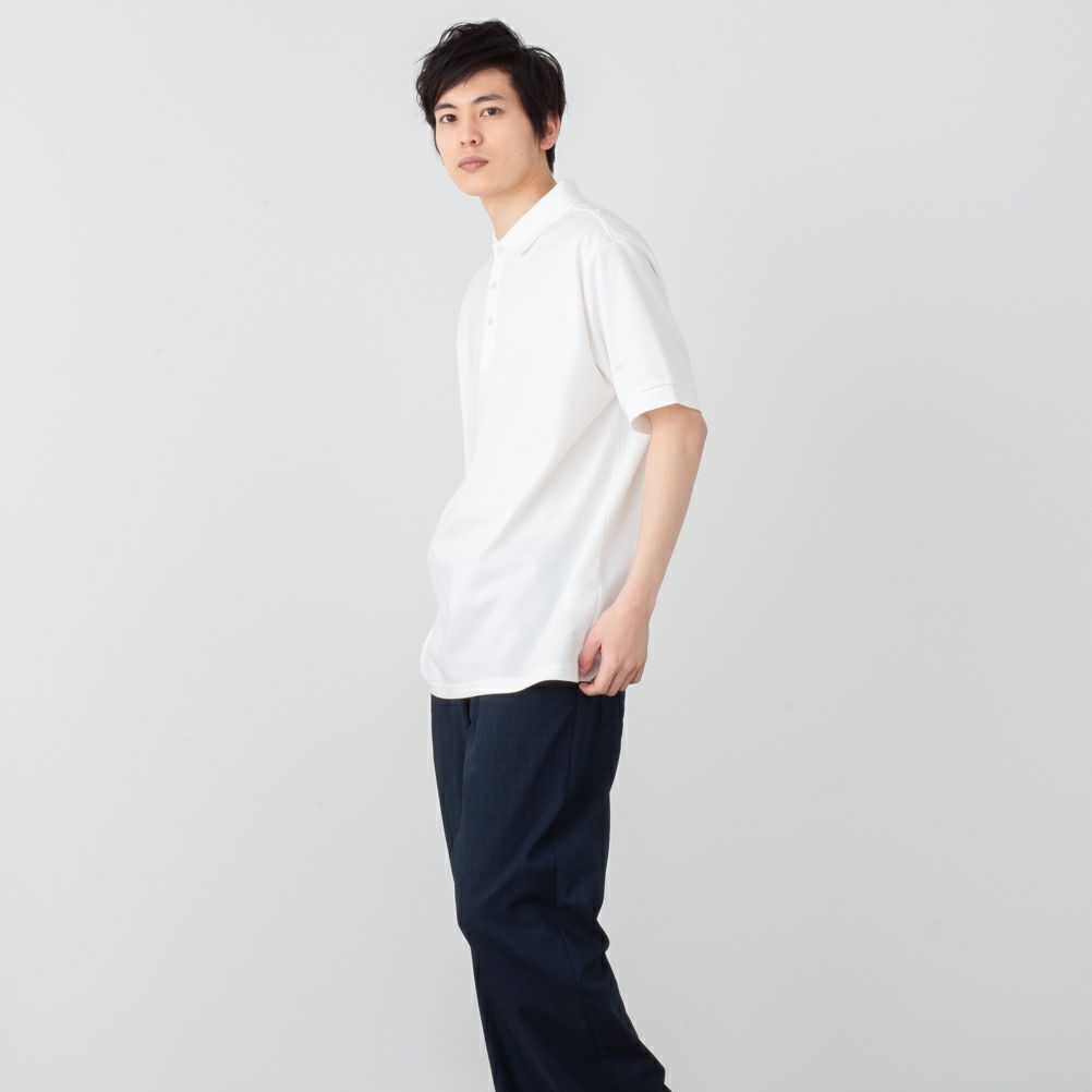NAVY ドライカノコポロシャツ メンズ商品サムネイル-9
