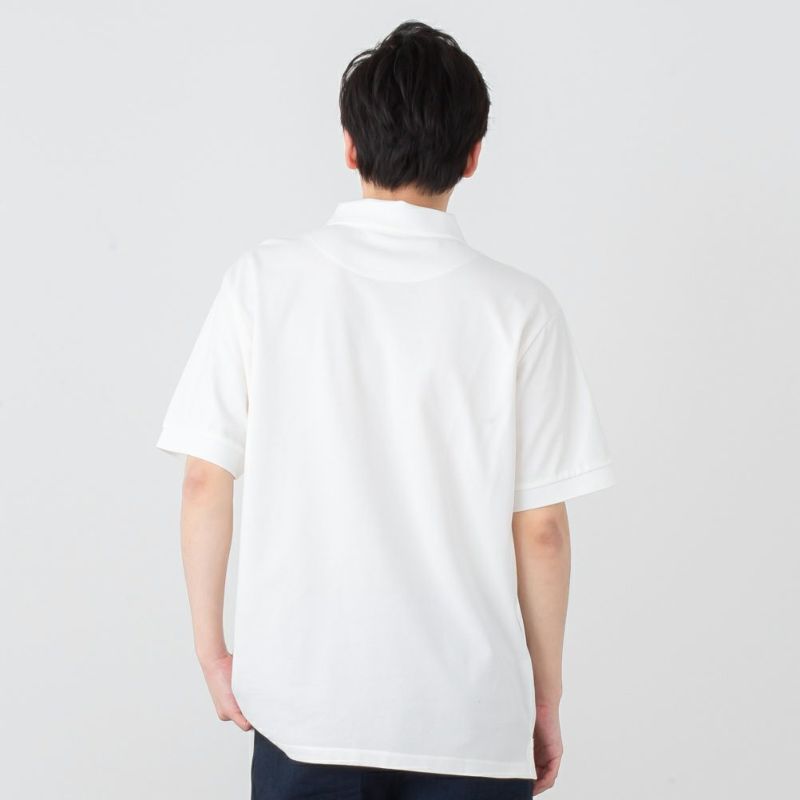 NAVY ドライカノコポロシャツ メンズ