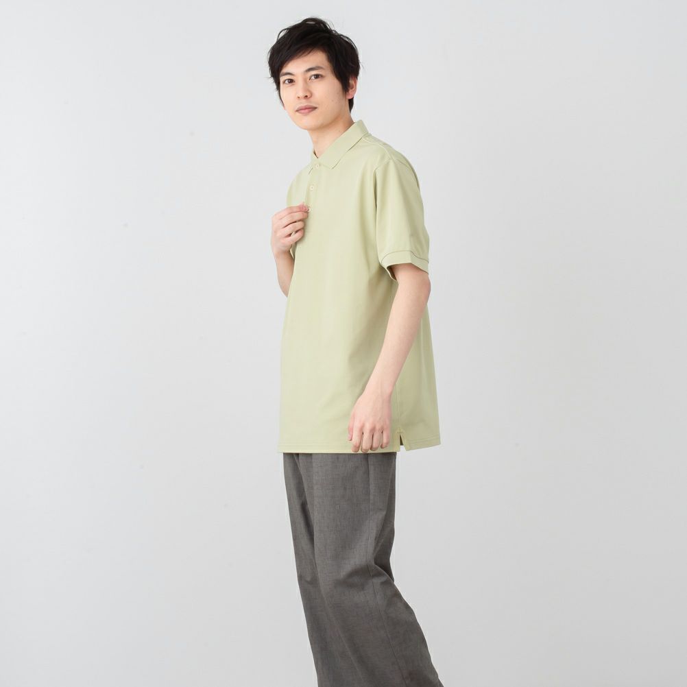 NAVY ドライカノコポロシャツ メンズ商品サムネイル-15