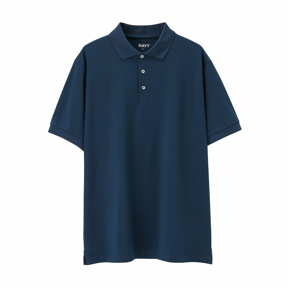 NAVY ドライカノコポロシャツ メンズ商品サムネイル-25