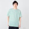 NAVY バスクボーダー半袖Tシャツ メンズ ネコポス 対応商品
