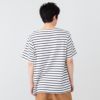 NAVY バスクボーダー半袖Tシャツ メンズ メール便 対応商品商品サムネイル-6