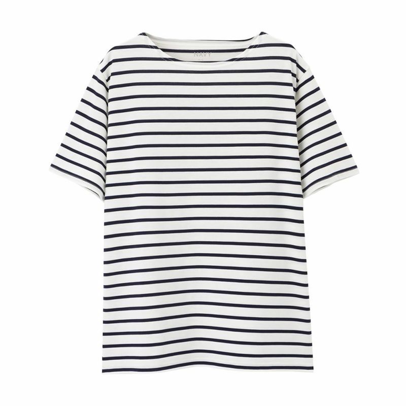 NAVY バスクボーダー半袖Tシャツ メンズ メール便 対応商品商品画像-11