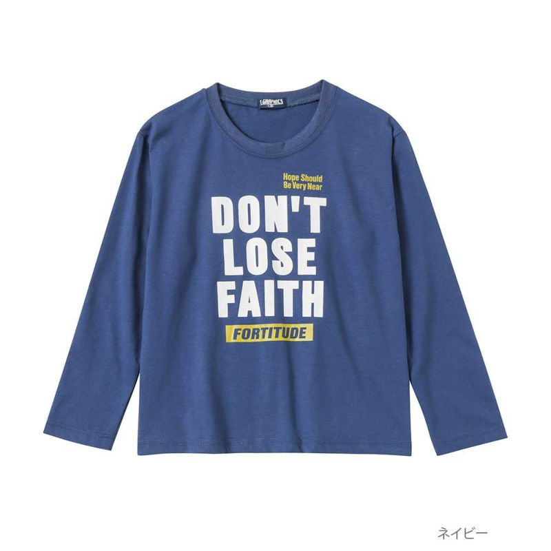 T-GRAPHICS  ストリートロゴロングスリーブTシャツ キッズ メール便 対応商品商品画像-1