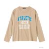 T-GRAPHICS アメカジロゴロングスリーブTシャツ キッズ ネコポス 対応商品