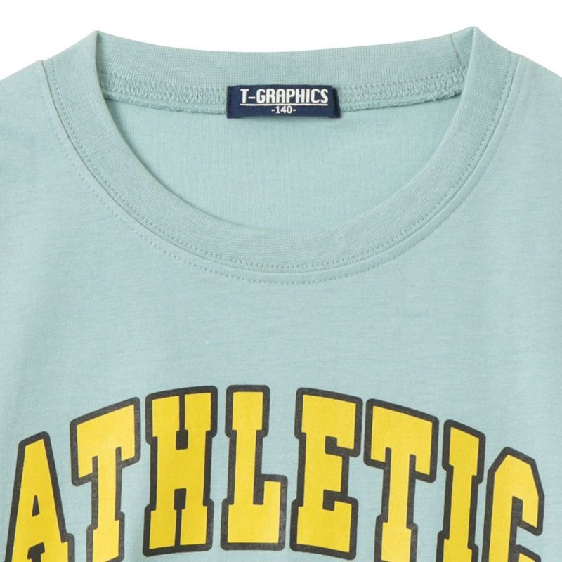 T-GRAPHICS アメカジロゴロングスリーブTシャツ キッズ メール便 対応商品商品画像-3