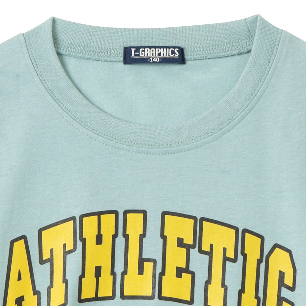 T-GRAPHICS アメカジロゴロングスリーブTシャツ キッズ ネコポス 対応商品
