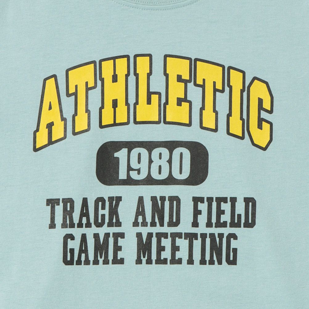 T-GRAPHICS アメカジロゴロングスリーブTシャツ キッズ ネコポス 対応商品