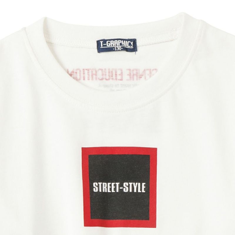 T-GRAPHICS  フェイクレイヤードロングスリーブTシャツ キッズ メール便 対応商品商品画像-5