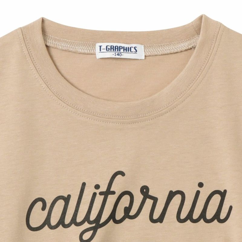 T-GRAPHICS 裾フェイクレイヤードロングスリーブTシャツ キッズ メール便 対応商品商品画像-4