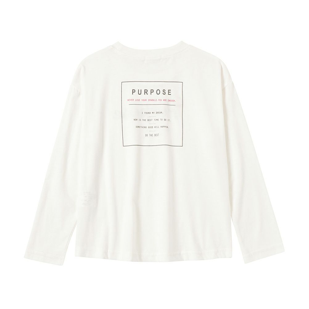 [期間限定価格]T-GRAPHICS  ロゴプリントロングスリーブTシャツ キッズ メール便 対応商品商品サムネイル-5
