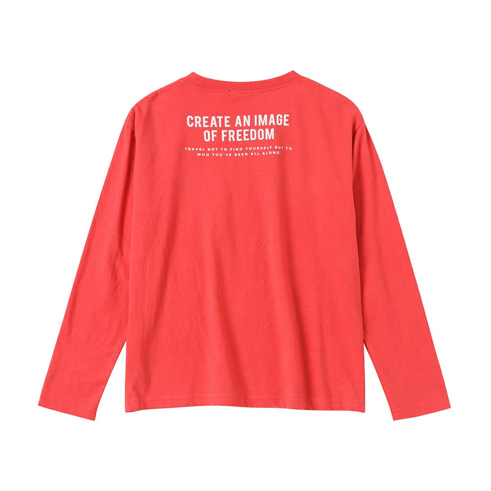 T-GRAPHICS  アメカジロゴロングスリーブTシャツ キッズ メール便 対応商品商品サムネイル-2