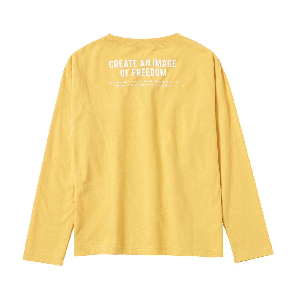 T-GRAPHICS  アメカジロゴロングスリーブTシャツ キッズ メール便 対応商品商品サムネイル-4