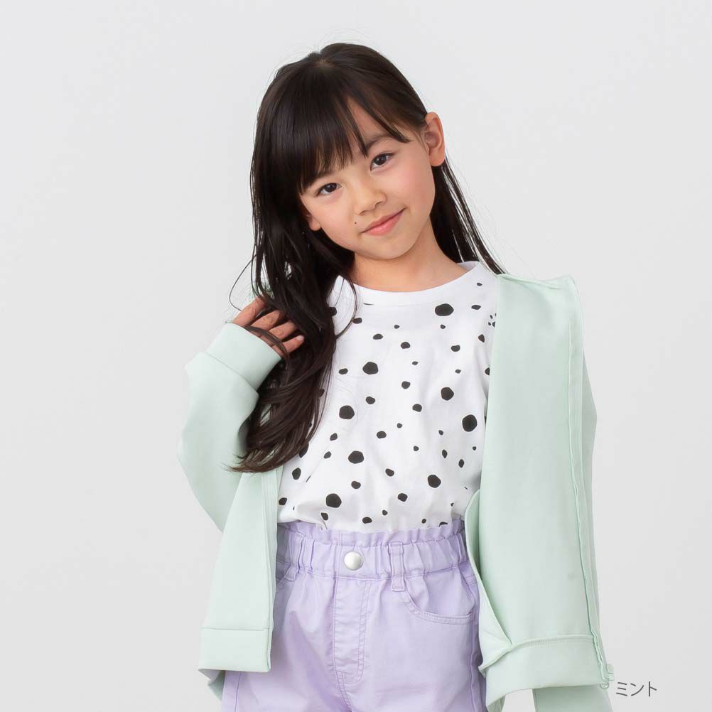 NAVY Feel Touch フーデットジップパーカー キッズ商品サムネイル-3