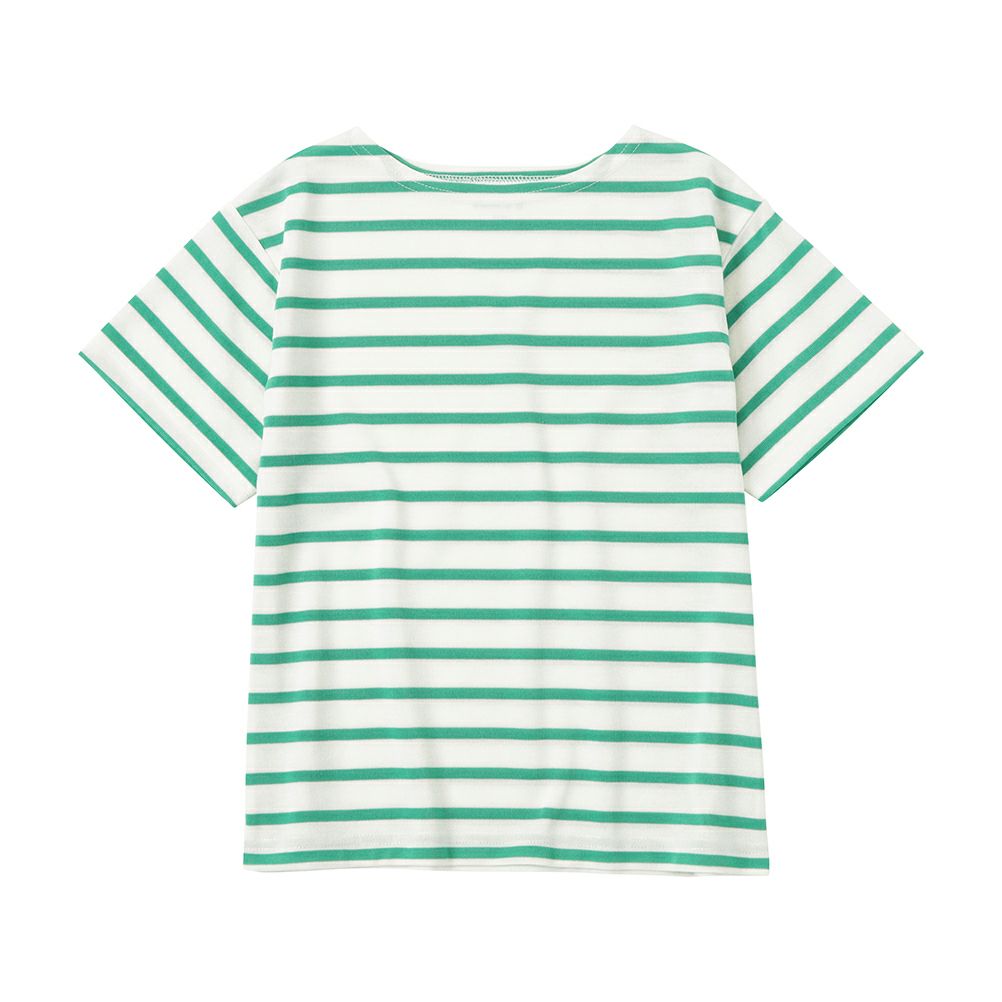 NAVY バスクボーダー半袖Tシャツ キッズ メール便 対応商品商品サムネイル-12