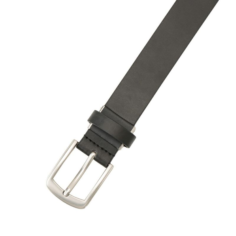 30mm 牛革無地ピンバックルベルト メンズ商品画像-5