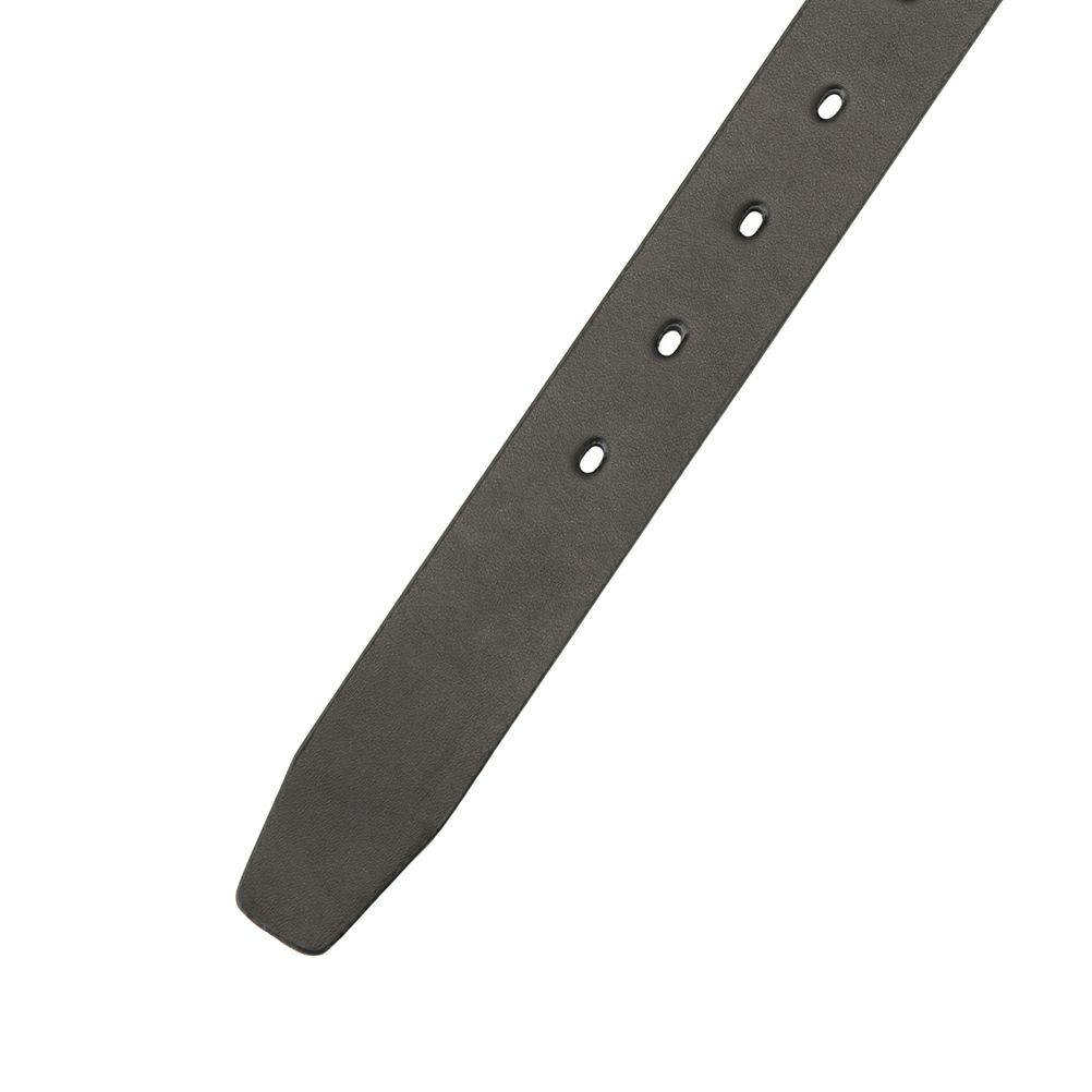 30mm 牛革無地ピンバックルベルト メンズ