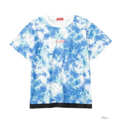 Simplify ポンチ素材 タイダイフェイクレイヤードTシャツ キッズ ネコポス 対応商品