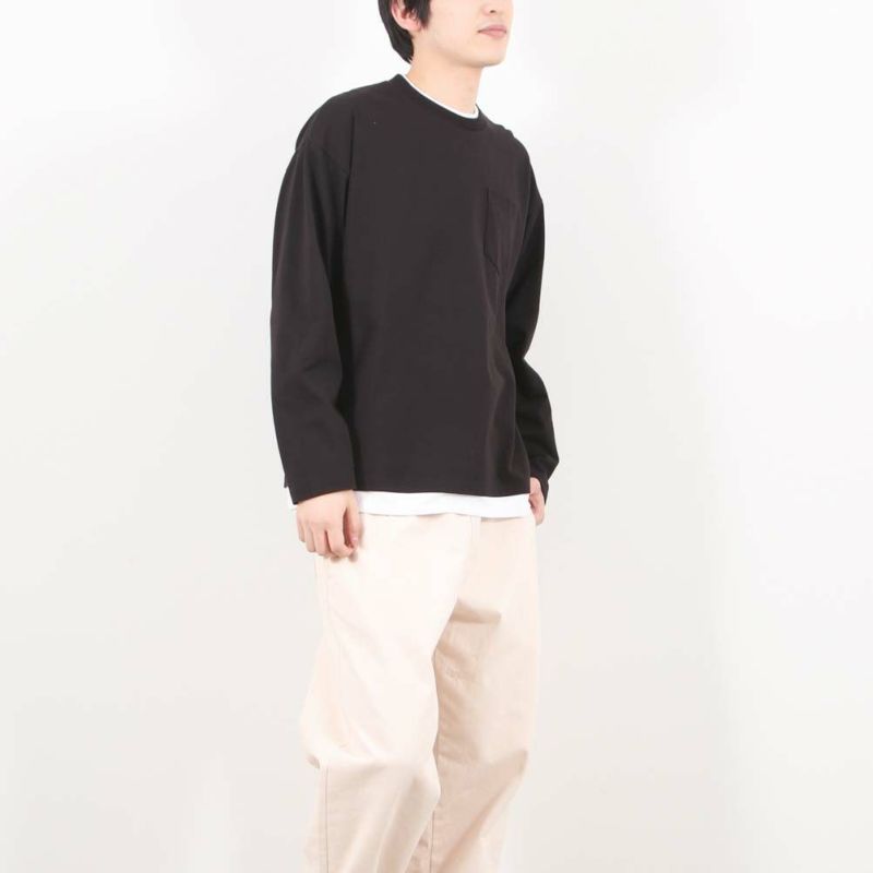 NAVY フェイクレイヤードロングスリーブTシャツ メンズ商品画像-5