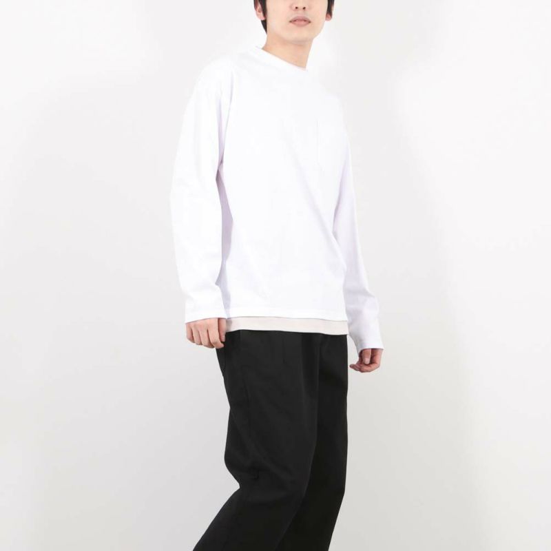 NAVY フェイクレイヤードロングスリーブTシャツ メンズ商品画像-8