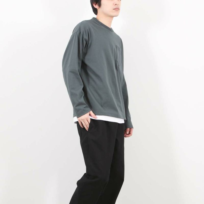 NAVY フェイクレイヤードロングスリーブTシャツ メンズ商品画像-9