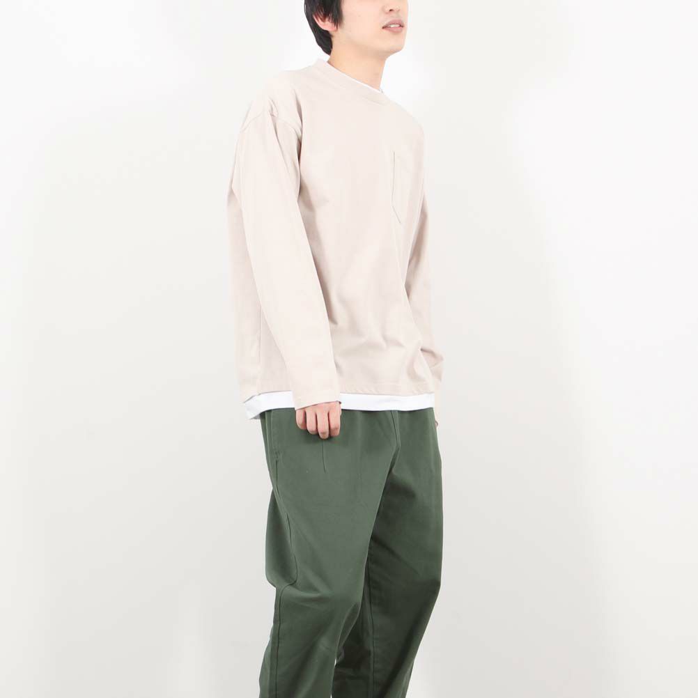 NAVY フェイクレイヤードロングスリーブTシャツ メンズ商品サムネイル-10