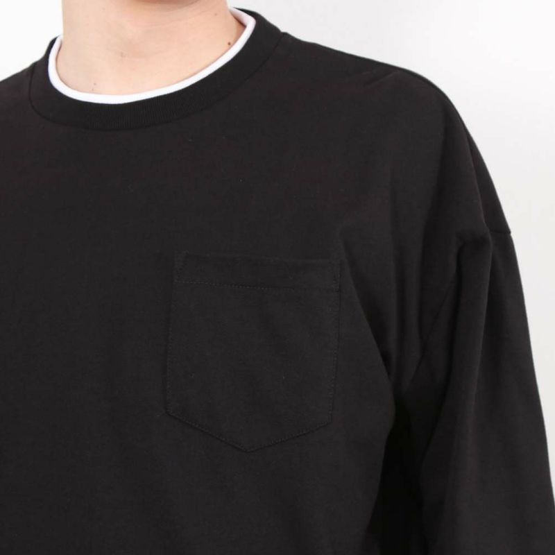 NAVY フェイクレイヤードロングスリーブTシャツ メンズ商品画像-11