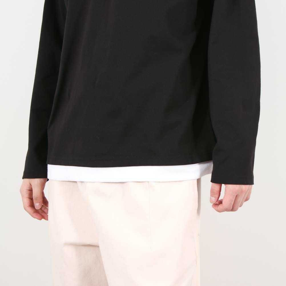 NAVY フェイクレイヤードロングスリーブTシャツ メンズ