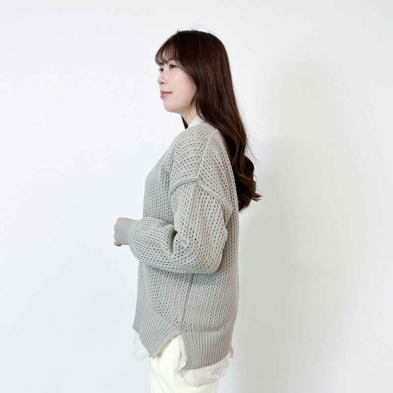 GOOD CREW  メッシュニットプルオーバー レディース商品画像-5