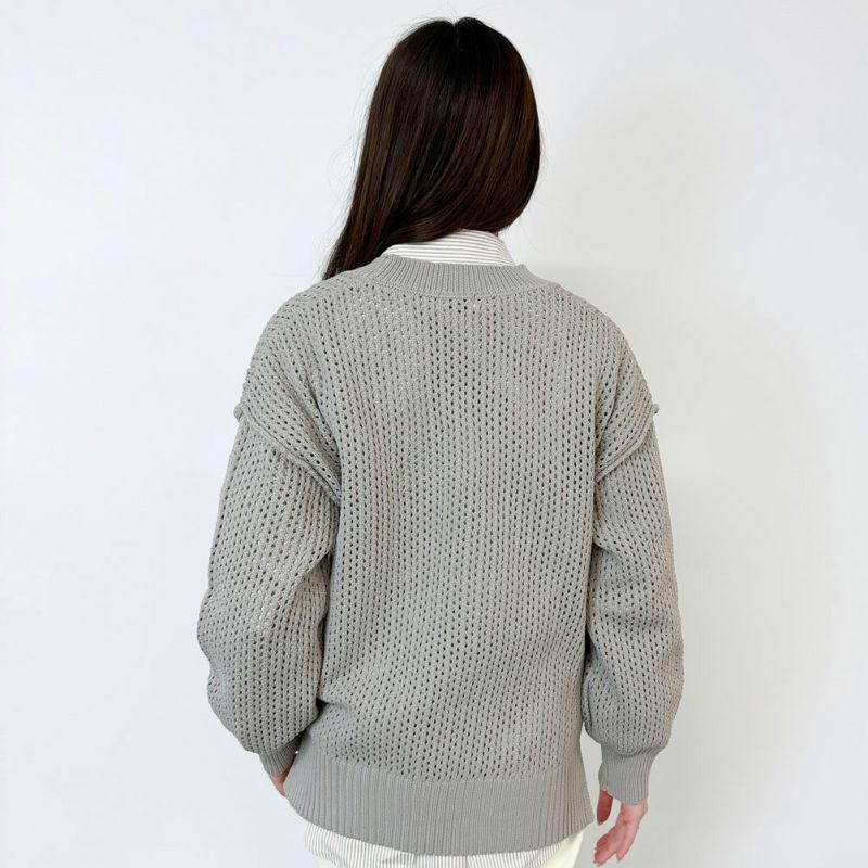 GOOD CREW  メッシュニットプルオーバー レディース商品画像-6