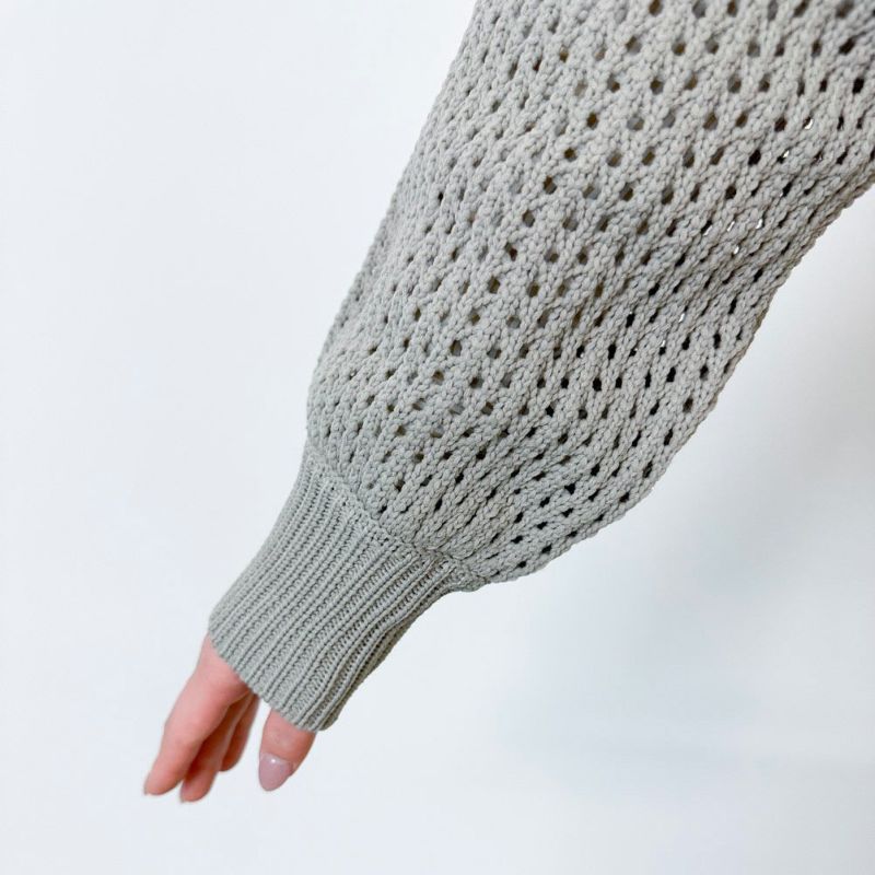 GOOD CREW メッシュニットプルオーバー レディース商品画像-10