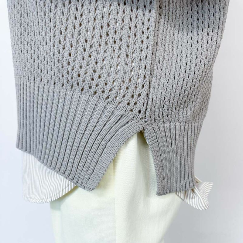 GOOD CREW  メッシュニットプルオーバー レディース商品画像-12